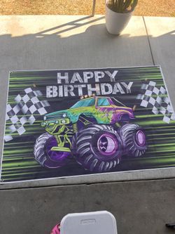 Monster Truck Party Decor