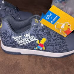 Heelys Split Simpsons Navy Canvas Mens Size 12