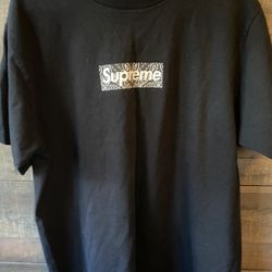 Supreme Bandana Box Logo T(Sz.Lg) Black