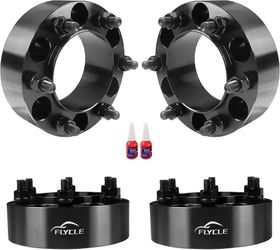 6x5.5 Hubcentric Wheel Spacers 2 inch for 1 Tacoma 1 4Runner, 6x139.7mm Wheel Spacer with 12x1.5 Studs 106mm Bore for Tundra FJ (902)