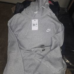 New Mens Size XXL Nike Grey Hoodie 