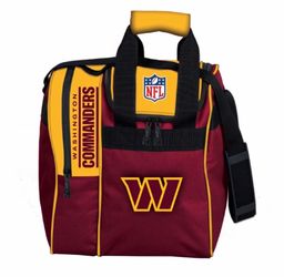 KR Strikeforce NFL Washington Commanders 1 Ball Tote Bowling Bag