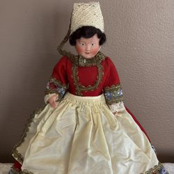 Breton Celluloid Vintage Doll By Marie Le Minor-1940s🔵Scroll Down For Full Details🔵