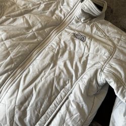Female Grey North face Coat
