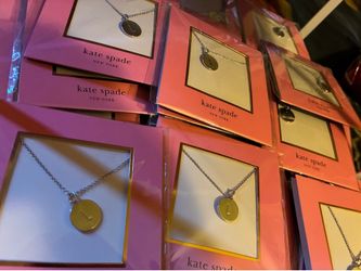 Kate Spade’s  silver necklaces