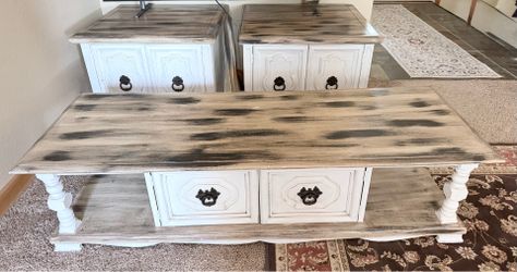 Farmhouse style coffee table set