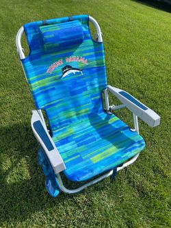 Tommy Bahama Reclining Backpack Beach Chair, Cooler
