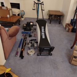 Various Exercise Equipment &Total Gym