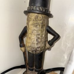Mr. Peanut Vintage Cast Iron Piggy Bank