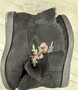 Rock N Candy Faux Fur/suede Ankle Boots 