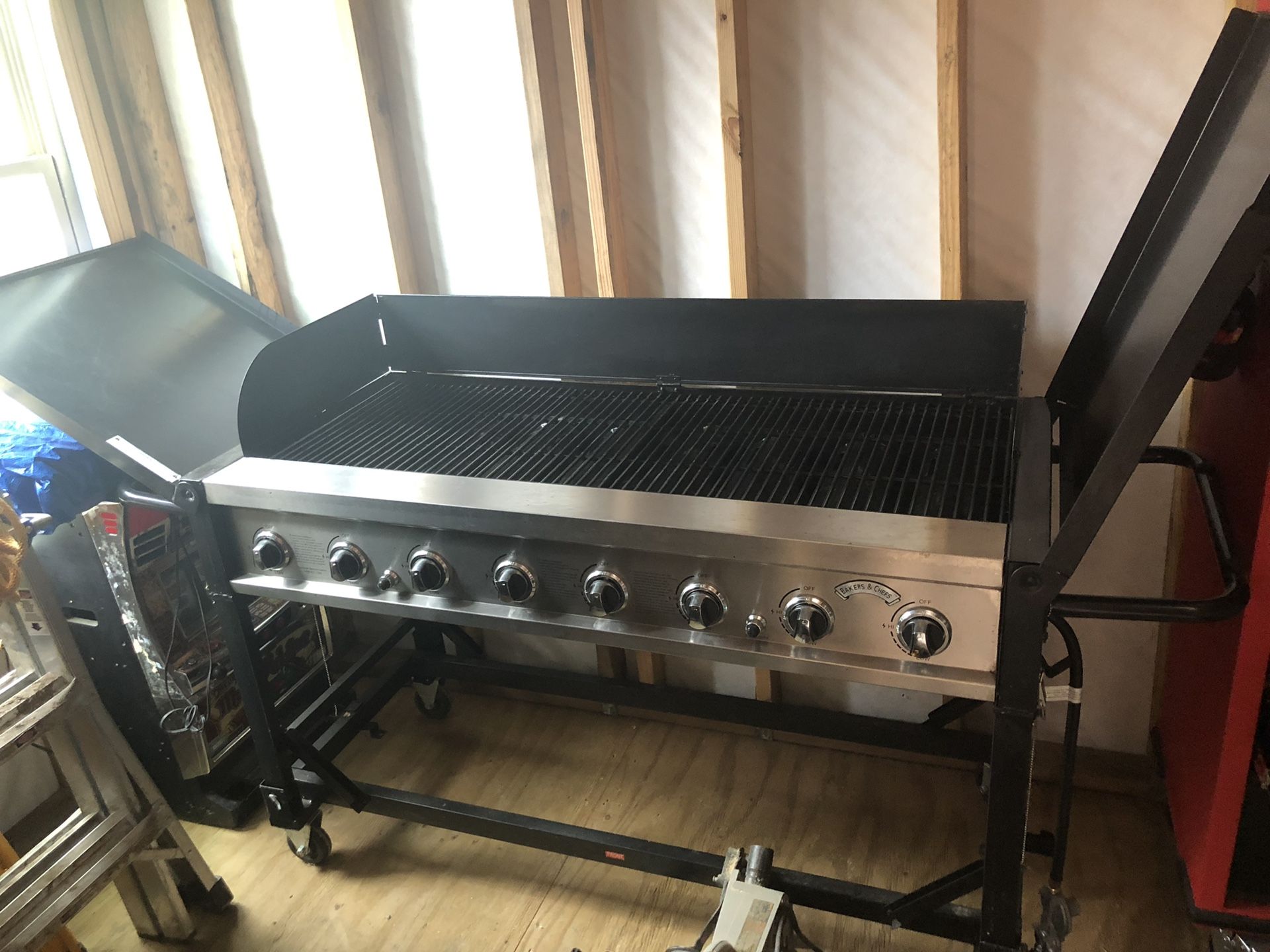 Griddle Master Teppanyaki Grill Stove BBQ Griddle Plate, 41 OFF