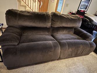 Microfiber Couch and Loveseat