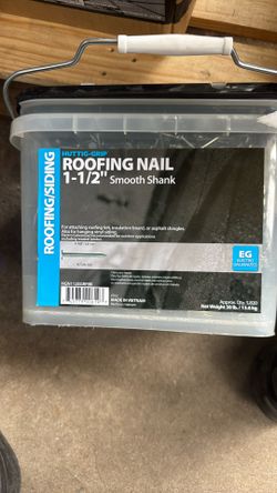 Roofing/siding Roofing Nail 1-1/2” Smooth Shank 
