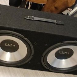 Synergy Pair 12-inch subwoofers I. Box