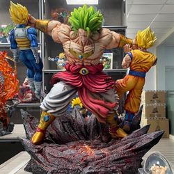 Yi Shou Studio - Dragon Ball - Broly VS Goku&Vegeta Statue