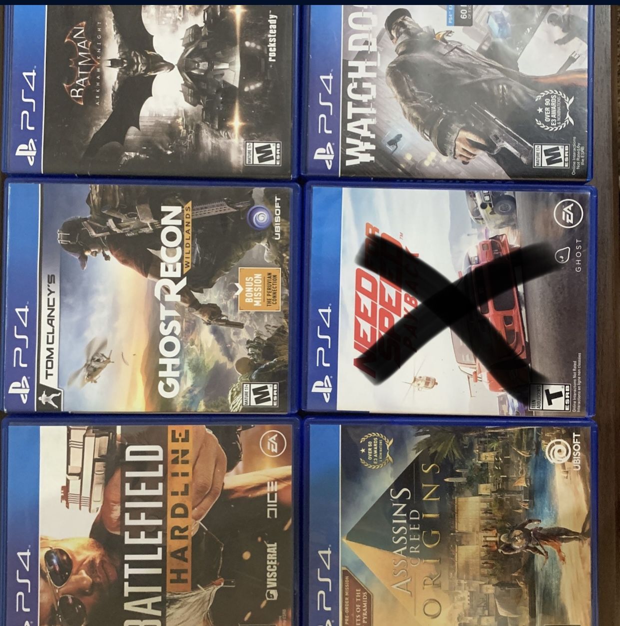 Great Condition PS4 Games 