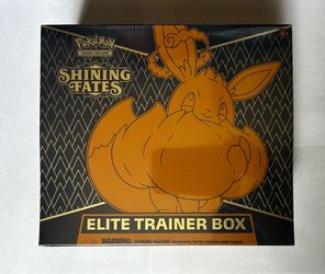 Pokémon TCG Shining Fates Elite Trainer Box English 2021 Eevee 1 Box