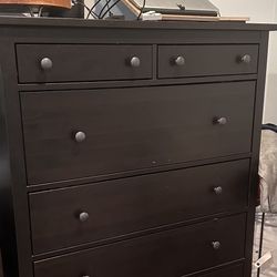 2 Ikea Black Brown Hemnes Dressers- 6 Drawer Talk Dresser & 8 Drawer Horizontal Dresser - $225 Each