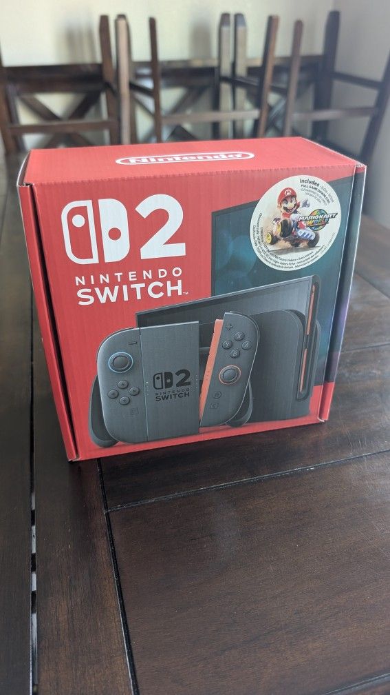Nintendo Switch 2 - Brand New Mario Kart World Bundle