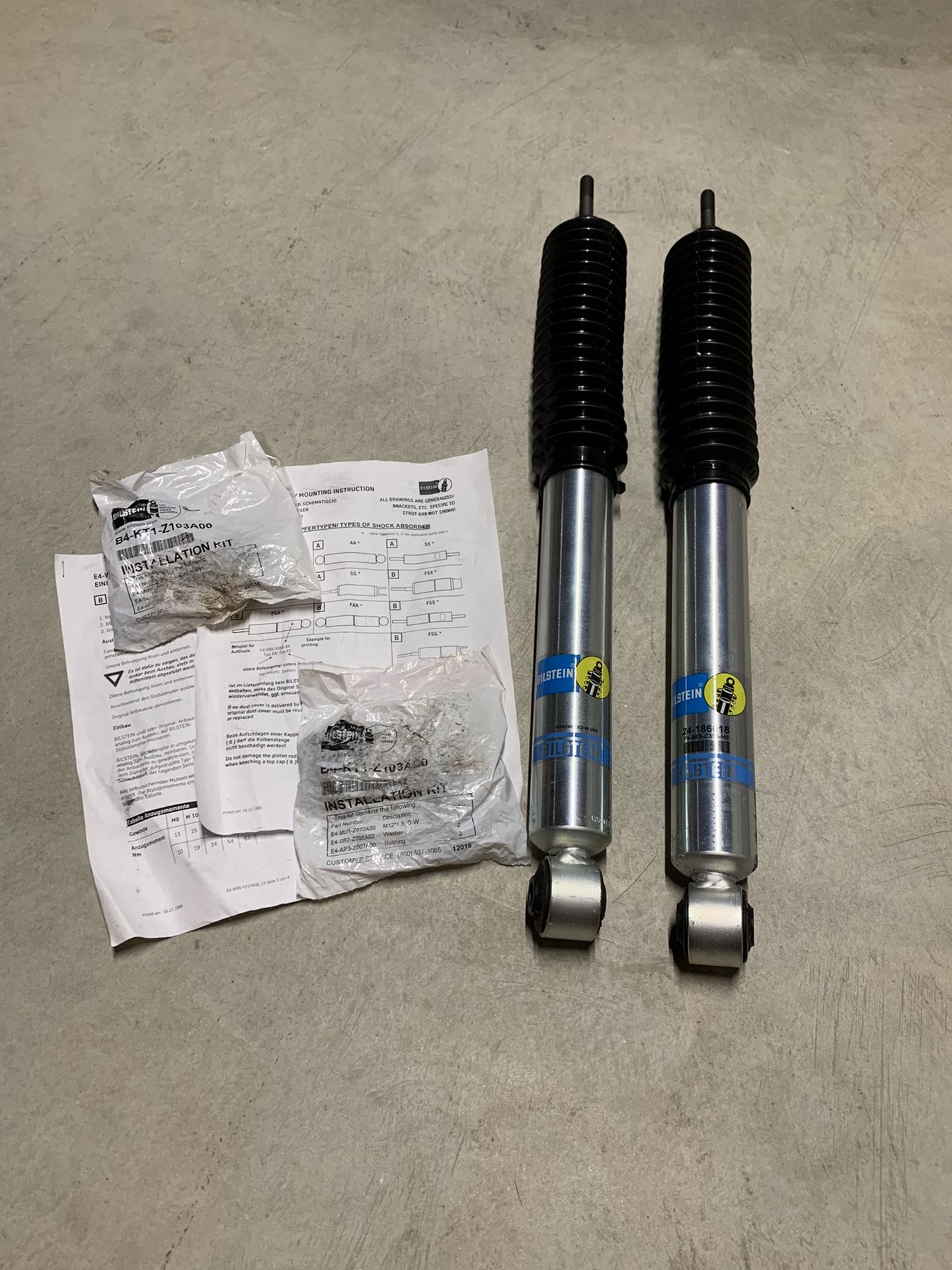 Bilstein 5100 Series Shock Absorber Ford Truck Lot of 2 24-186018