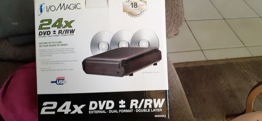 24x External DVD +- R/RW Drive I/O