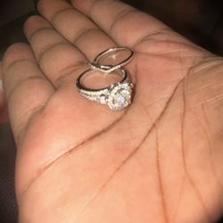 Diamond Wedding Ring Set 