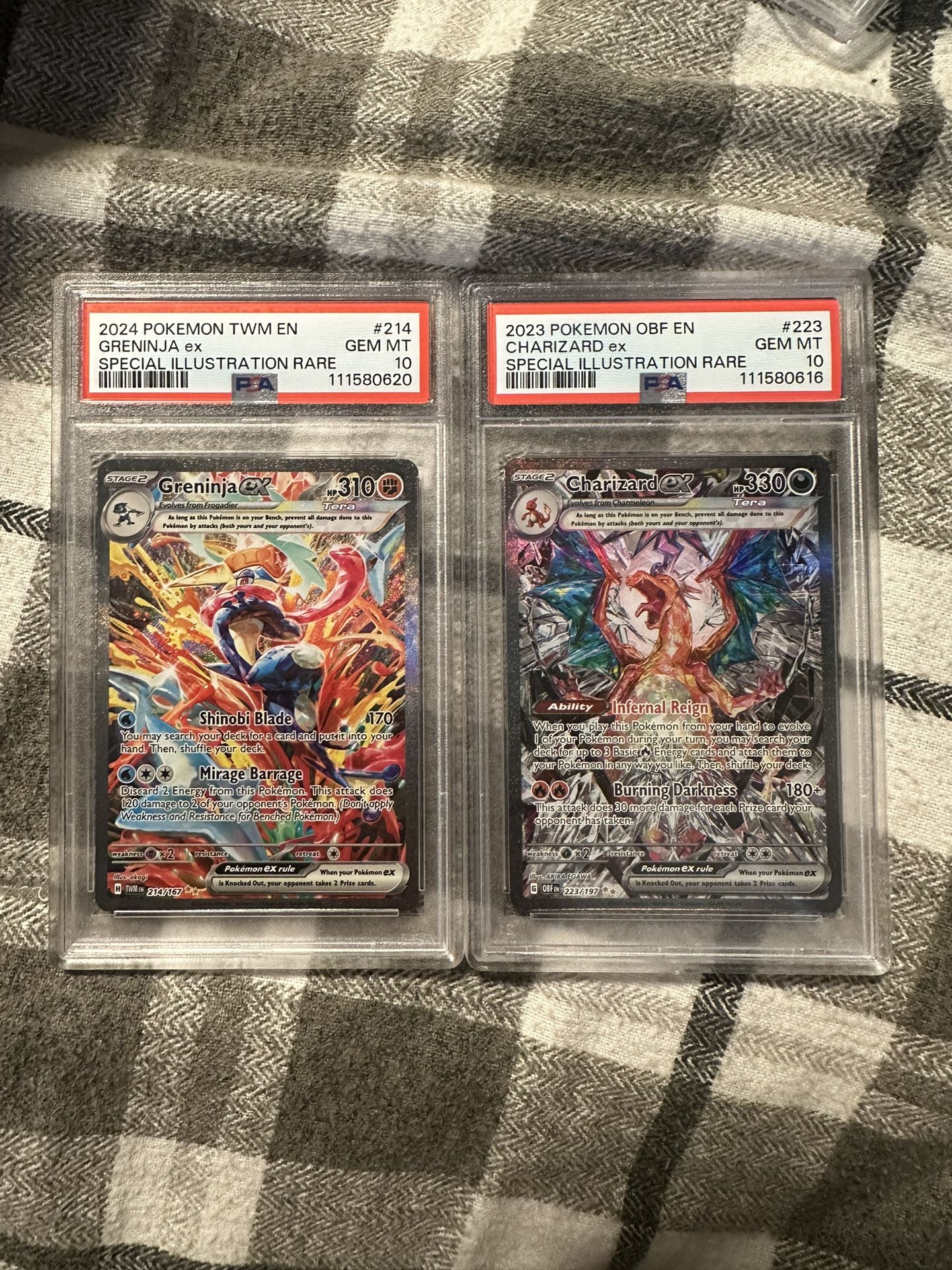 Pokemon PSA 10 Slabs