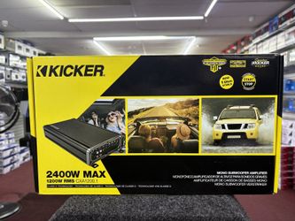 Kicker CXA1200.1 Mono Amplifier - Halloween Special