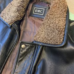 Mens Leather Jacket Size Xl Wery Good Condition Like New 