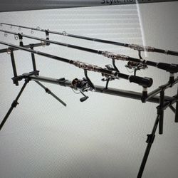 Brand New Croch Aluminum Carp Fishing Specialist Goal Post Style Rod Pod Fishing 