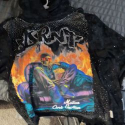 Men’s Rhinestone hoodie Small