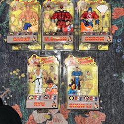 Street Fighter 15th Anniversary SOTA Action Figures. 