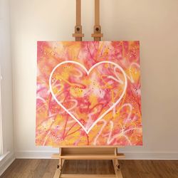 Original Abstract Canvas Painting