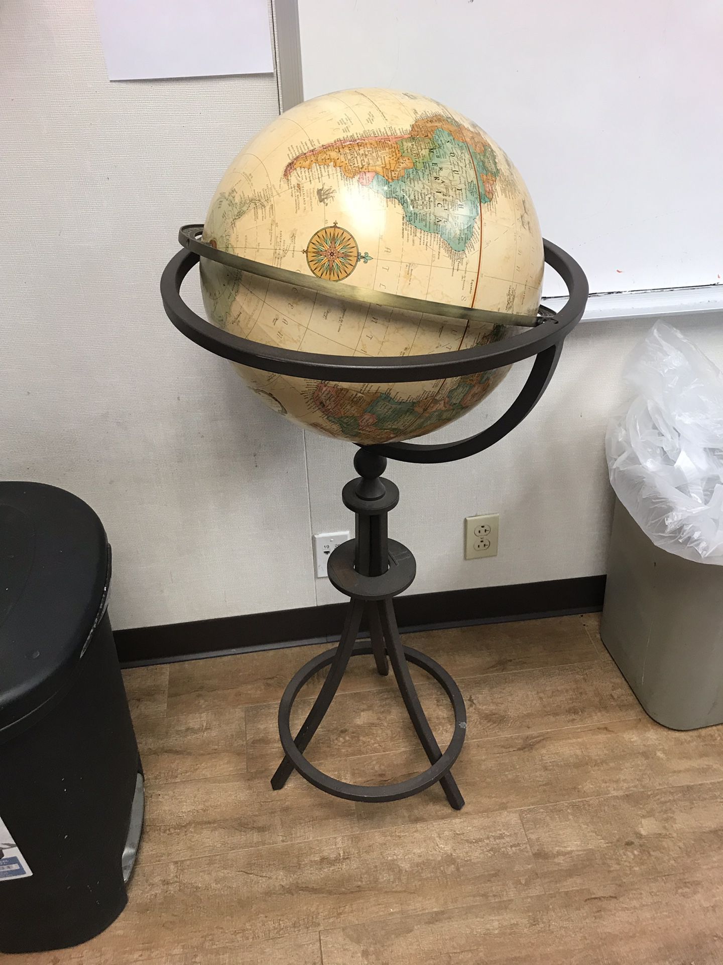 Standing globe