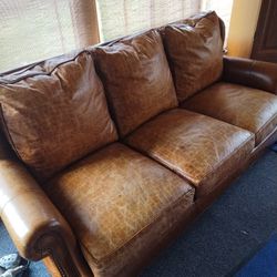 leather sofa