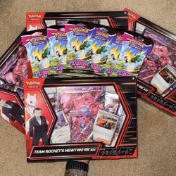 Pokémon TCG: (Bundle) Destined Rivals Pokemon TCG Team Rockets Mewtwo EX Box Sealed & Pokémon TCG: Sword & Shield-Fusion Strike Sleeved Booster Pack. 