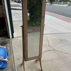 Mirror And Jewelry Cabinet 