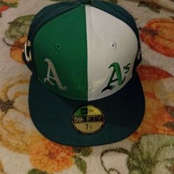 Oakland A's hat 7 and 1/2