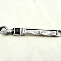 Vintage Adjust-A-Box 8” Adjustable Wrench MFD Made In USA