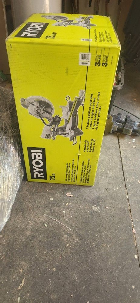 brand new compound Sliding miter 10 in saw
