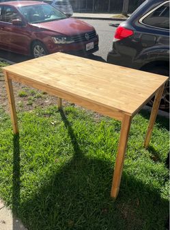 Wood table