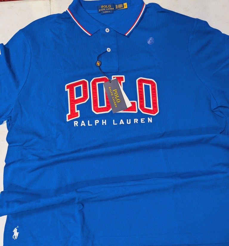 New men's polo XL short sleeve Collared Shirt