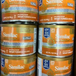 Similac Total Care 360 Sensitive 7oz Cans Sell Or Trade For Enfamil 12oz Cans Or Similac 360 Blue