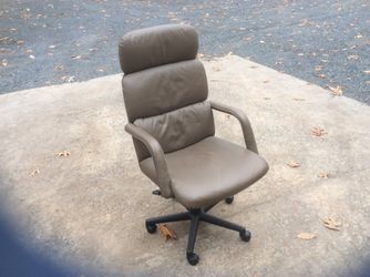 Desk chair leather