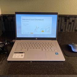 HP Chromebook with Mouse