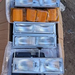 94-99 C/K 1500-3500/Blazer/Suburban/Tahoe Headlights Faros Calaveras Micas Luces