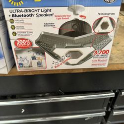 Brand New Bluetooth Speaker Garage Light