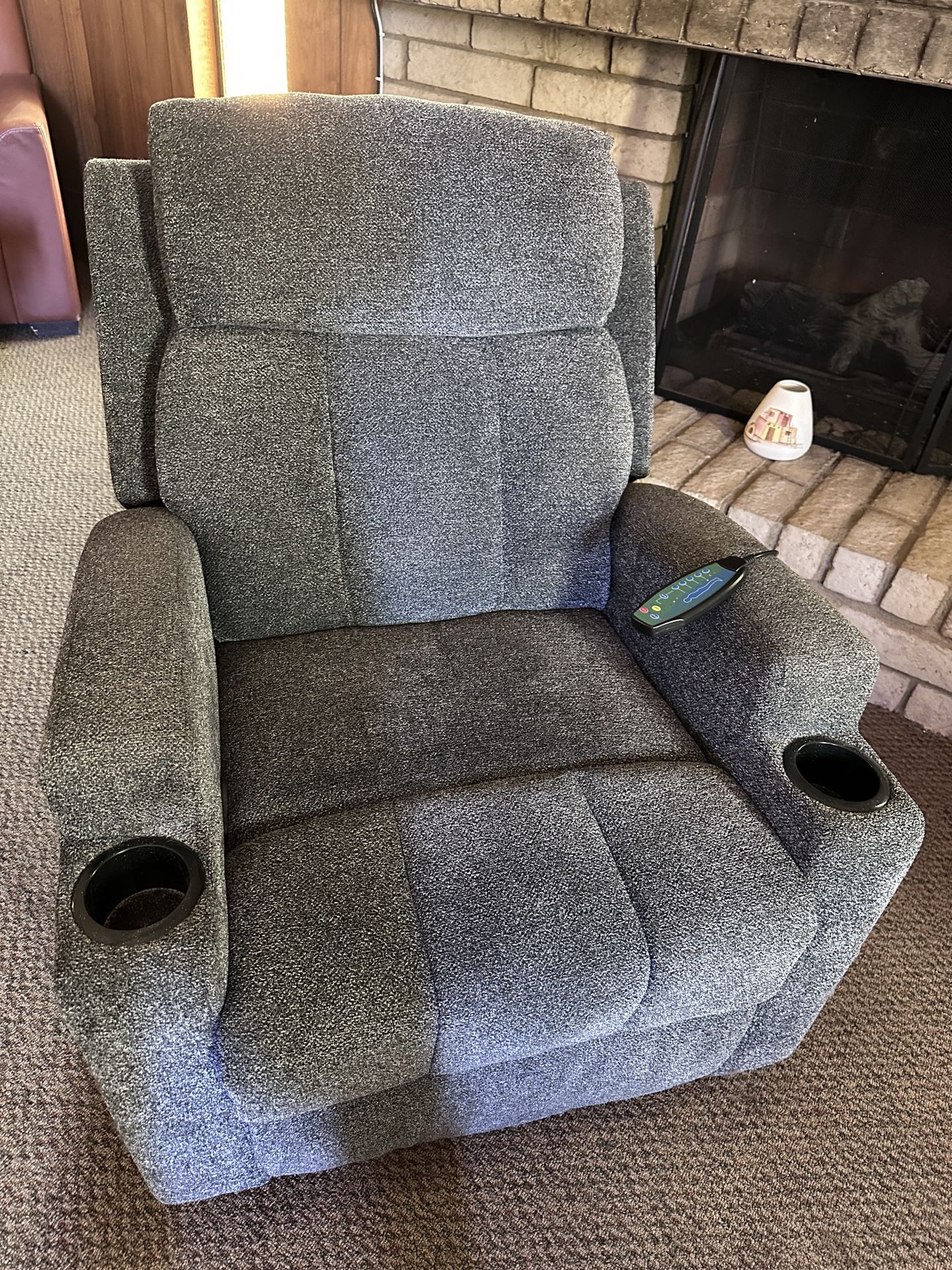Grey Electric Recliner/massaging Chair. $250 Excellent Condition