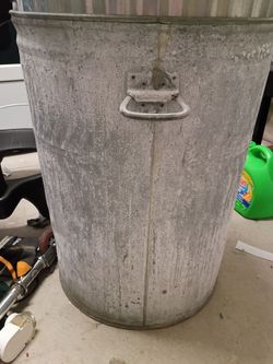 Trash can $25