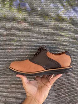 Cole Haan OriginalGrand Brown Two-Tone Saddle Shoes